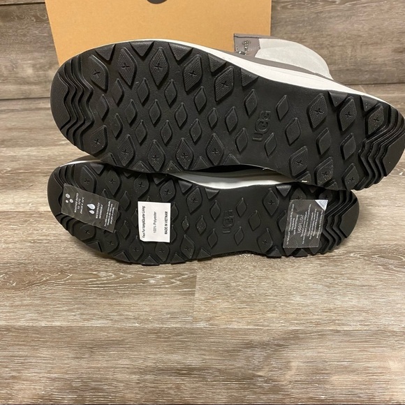 UGG | Zaylee Leopard Snow Boots In Charcoal Grey Size 6 NEW In Box - Picture 10 of 10